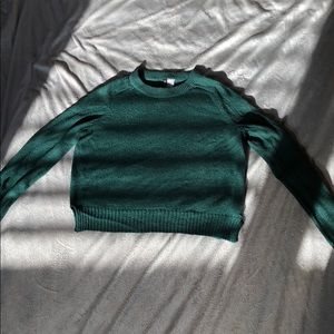 Emerald cropped sweater